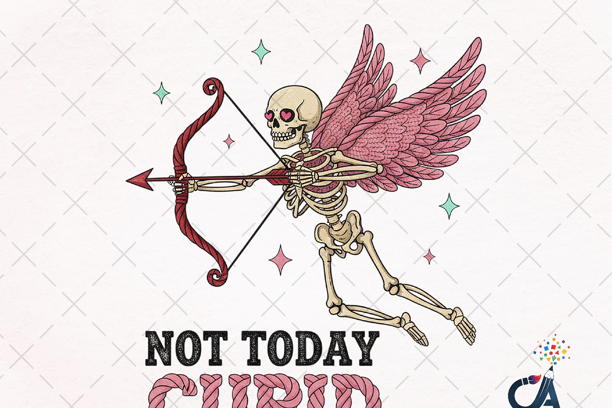 Yarn Crochet Valentine Cupid Png, an Illustration by Creative Art (Photo 1 of 5)