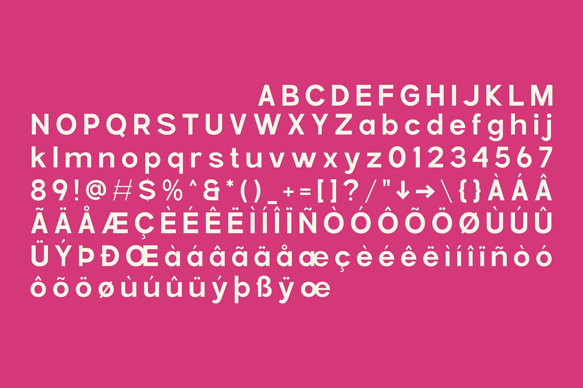 Gillune - Geometric Sans Font, a Sans Serif Font by Casloop Studio (Photo 5 of 10)