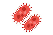 Bacteria Flat Icon, an Icon by Pexelpy (Thumbnail 2 of 3)