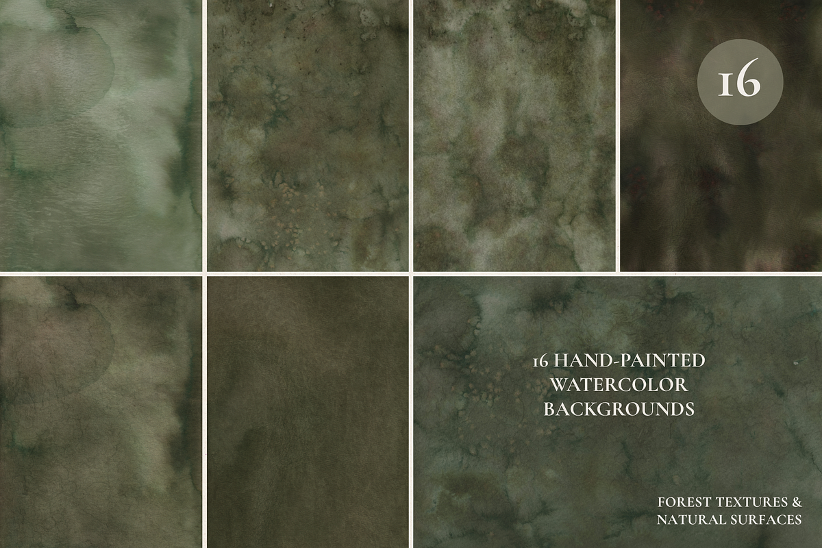 FOREST Organic Textures Backgrounds, a Background Graphic by Alisovna (Photo 9 of 12)