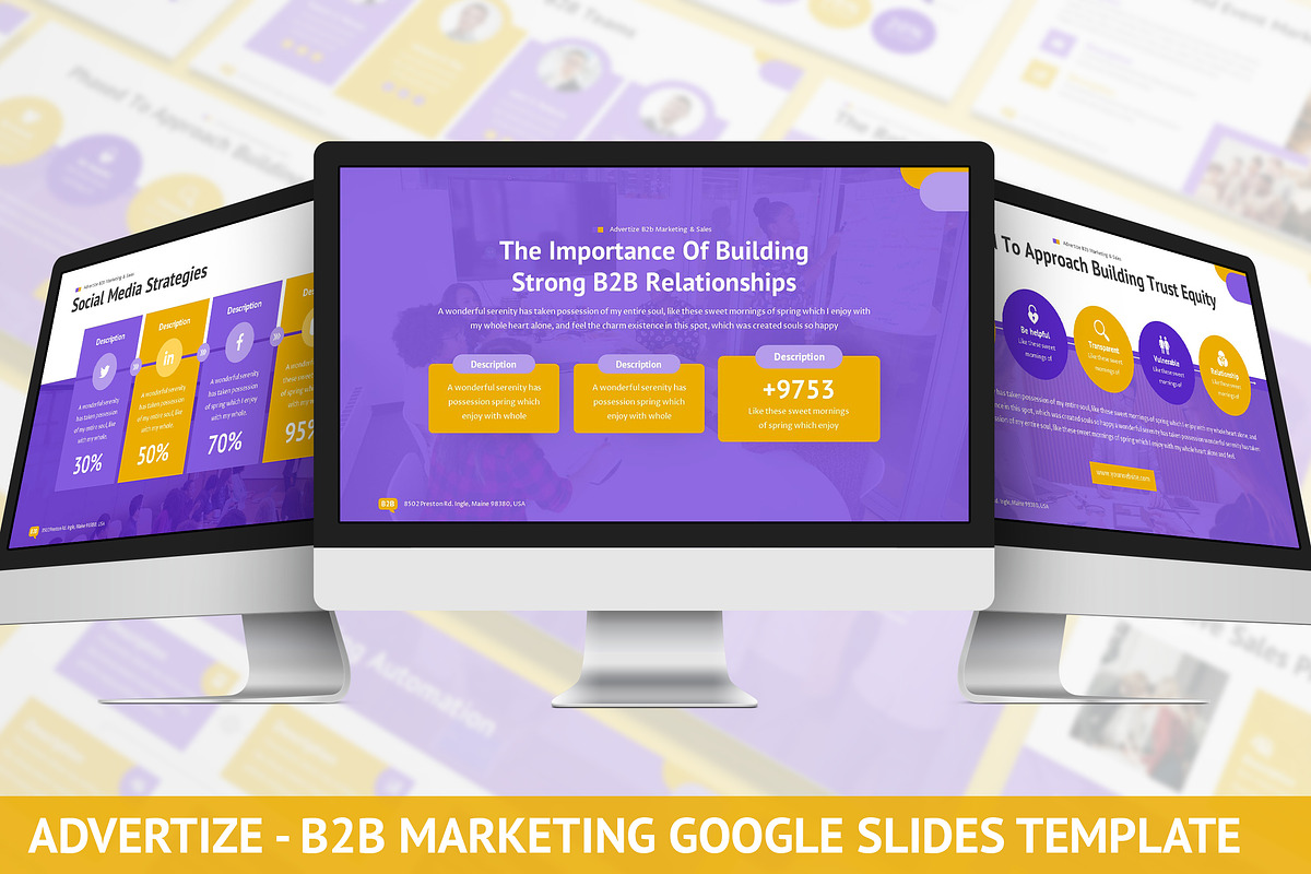 Advertize - Google Slides Template, a Presentation Template by SlideFactory (Photo 1 of 4)