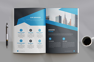 Company Brochure Layout Template