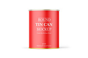 Tin Can w/ Matte Finish Mockup, a Cups & Container Mockup by Mockups Planet (Thumbnail 2 of 7)