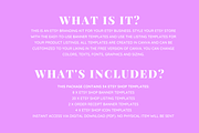 Makeup Beauty Etsy Shop Kit, a Branding & Logo Template by SunshineStudioBoutique (Thumbnail 2 of 11)