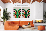 Curvy Abstract Geometric shapes, a Pattern Graphic by Mazarine Silver (Thumbnail 7 of 9)