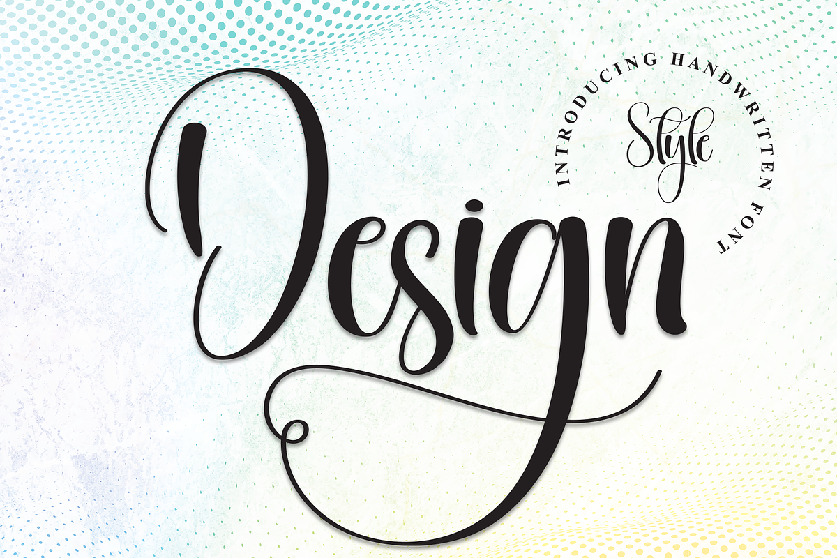 Design | Script Font, a Handwritten Font by Scratchones (Photo 1 of 9)