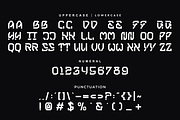 Etecho - Stencil Tech Font, a Sans Serif Font by Iqsiart Studio (Thumbnail 6 of 7)