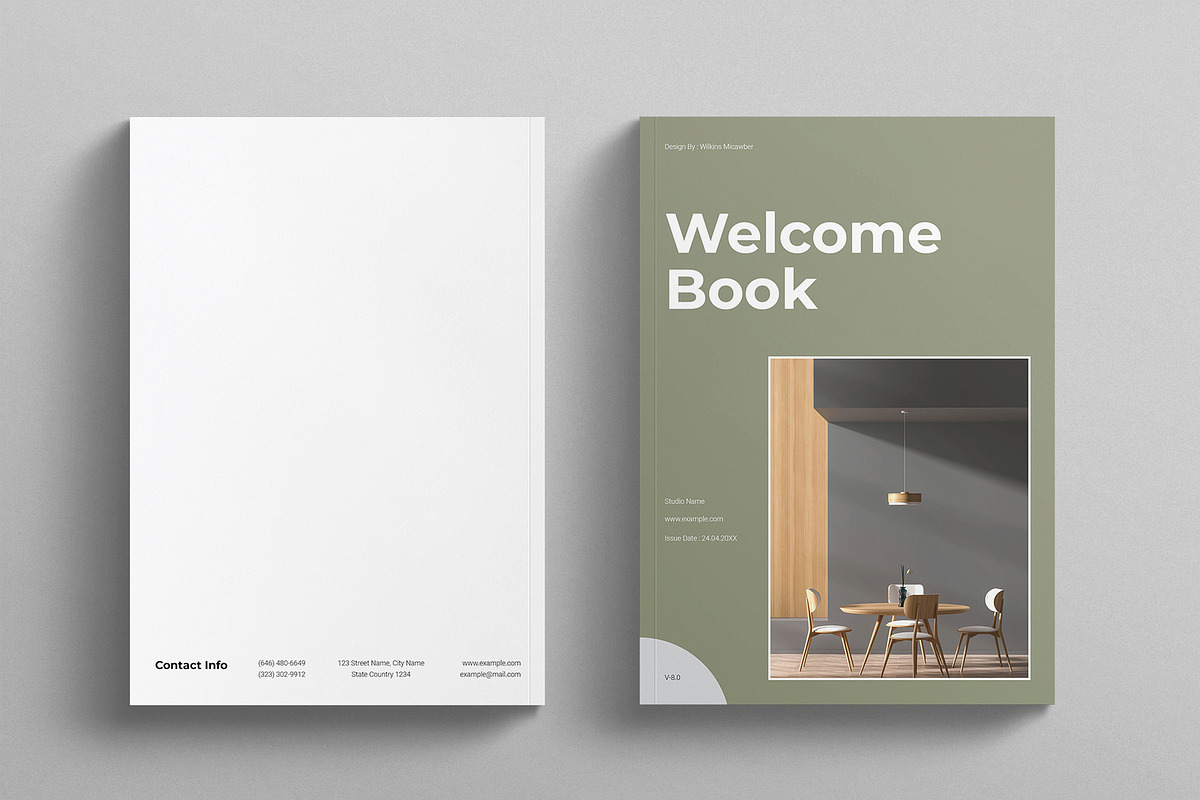 Welcome Book Template, a Brochure Template by E-Type