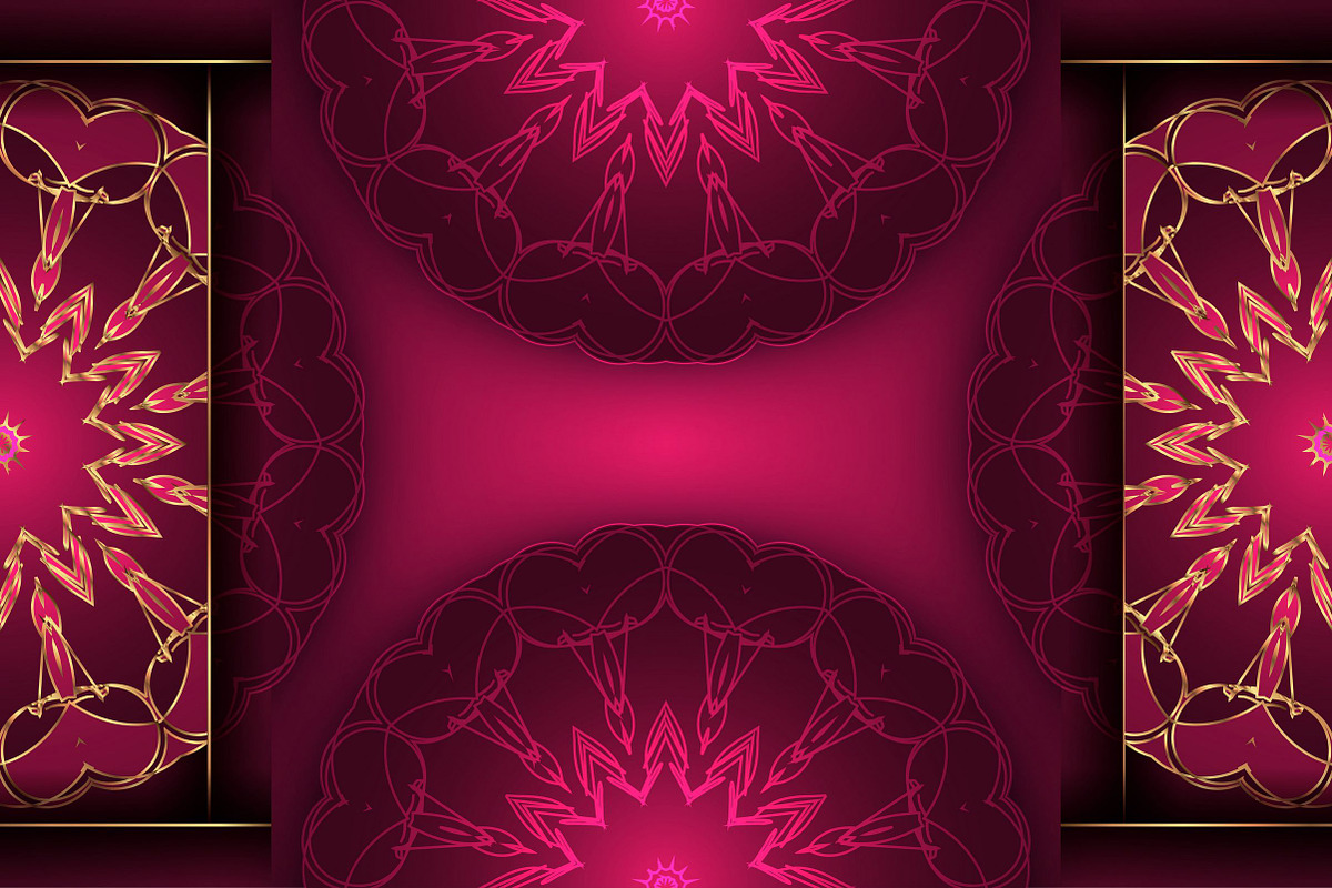 Mandala Circular Pattern Vector Pack, a Background Graphic by NJ Himel (Photo 54 of 95)