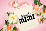 Blessed Mimi SVG, PNG Clipart, an Illustration by JoDitt Designs (Thumbnail 4 of 6)