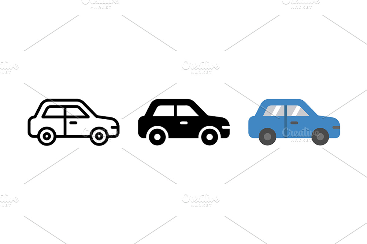 Car Vehicle Vector Design, a Solid Icon by Artonix (Photo 2 of 2)