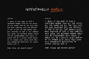 Infamous Messy Handwriting Font, a Handwritten Font by TYPEHEIST (Thumbnail 8 of 12)