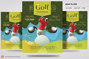 Golf Flyer Template, a Flyer Template by Satgur Graphic Design (Thumbnail 3 of 4)