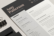 Resume Amy 2 pages, a Resume Template by sz81 (Thumbnail 3 of 5)