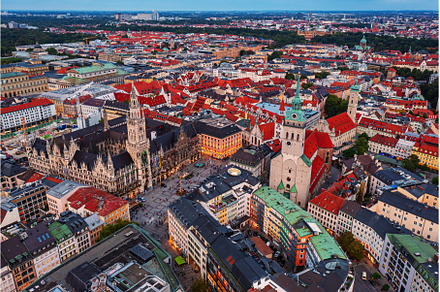 Marienplatz in Munich, an Architecture Photo by Nature and travel