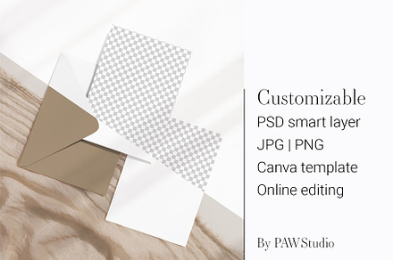 Customizable CardMockup5x7 8e2c5b32