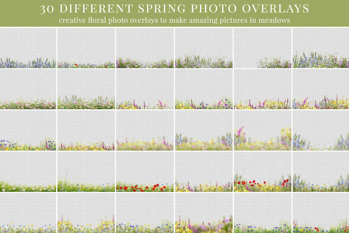 Spring Meadow photo overlays, a Layer Style Add-On by BrownLeopard (Photo 2 of 5)