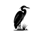 50 Heron Crane Silhouette Bundle, an Illustration by Amazin_art (Thumbnail 14 of 39)