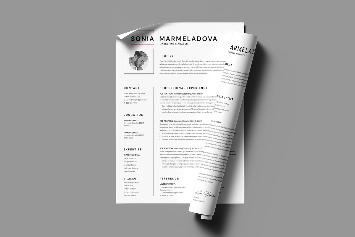 Best Resume Template, a Resume Template by PixelStudio (Photo 4 of 6)