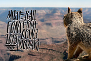 Misterall, a Font by Leitmotif (Thumbnail 1 of 4)