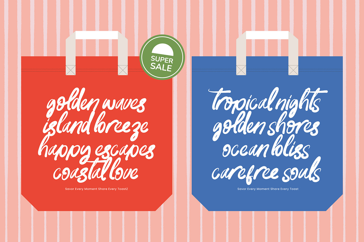 Paradise Coastal Modern Handwritten, a Handwritten Font by AmorfaType (Photo 6 of 8)