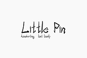 Little Pin, a Script Font by TKDoodle (Thumbnail 1 of 8)