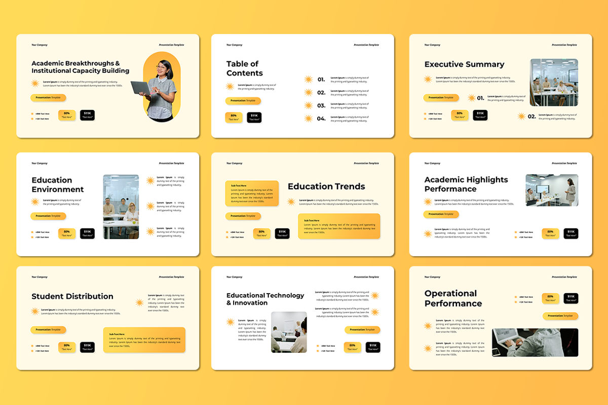 Academic Breakthroughs Google Slides, a Presentation Template by QR Design Studio (Photo 2 of 3)