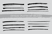 60 Messy Illustrator Brushes, a Brush Add-On by ateliervonau (Thumbnail 3 of 5)