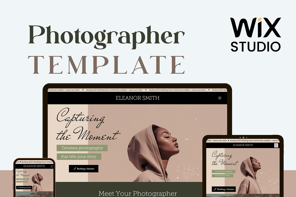 Photographer - Wix Studio Template, a Wix Template by Kitteeh (Photo 8 of 12)