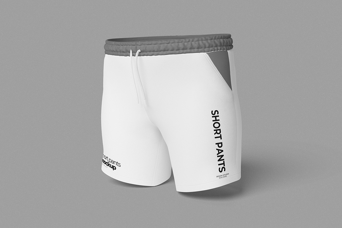 Short Pants Mockup, a Bottom Mockup by HanaSaka_Studio (Photo 5 of 5)