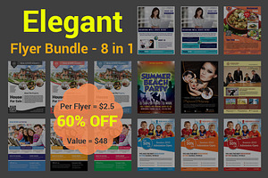 Elegant Flyer Bundle - 8 in 1