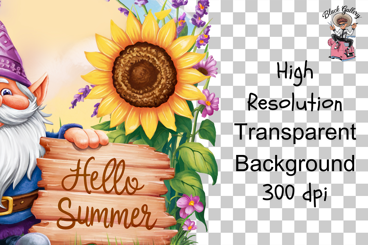 Summer Gnome Clipart 10 PNG, a Graphic by Clipart Bloom (Photo 10 of 11)