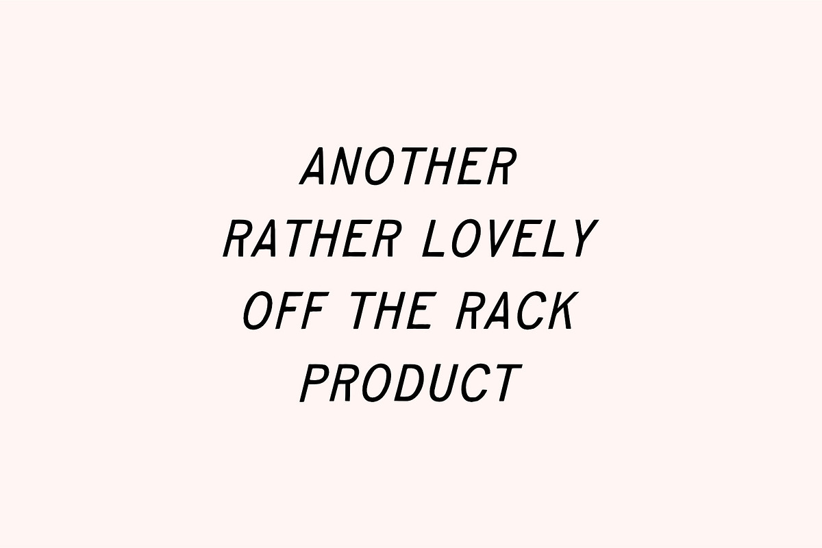 Stone(d) | Hand Drawn Font, a Sans Serif Font by Off The Rack © (Photo 6 of 6)