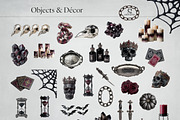 Gothic Glam – Halloween Collage Pack, an Object Graphic by R-studio (Thumbnail 8 of 11)
