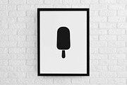 Ice Cream Silhouette SVG, a Food Illustration by newminddesign (Thumbnail 2 of 3)
