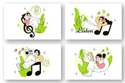 6 Listen Vector Illustration, a Person Illustration by denayunebgt (Thumbnail 2 of 3)