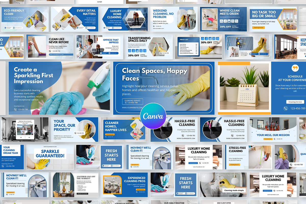 Cleaning Business Facebook Design preview 6