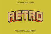 Retro 4 Text Effect Bundle, a Layer Style Add-On by WM48 Shop (Thumbnail 6 of 10)