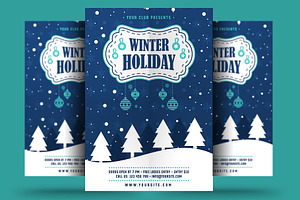 Winter Holiday Flyer