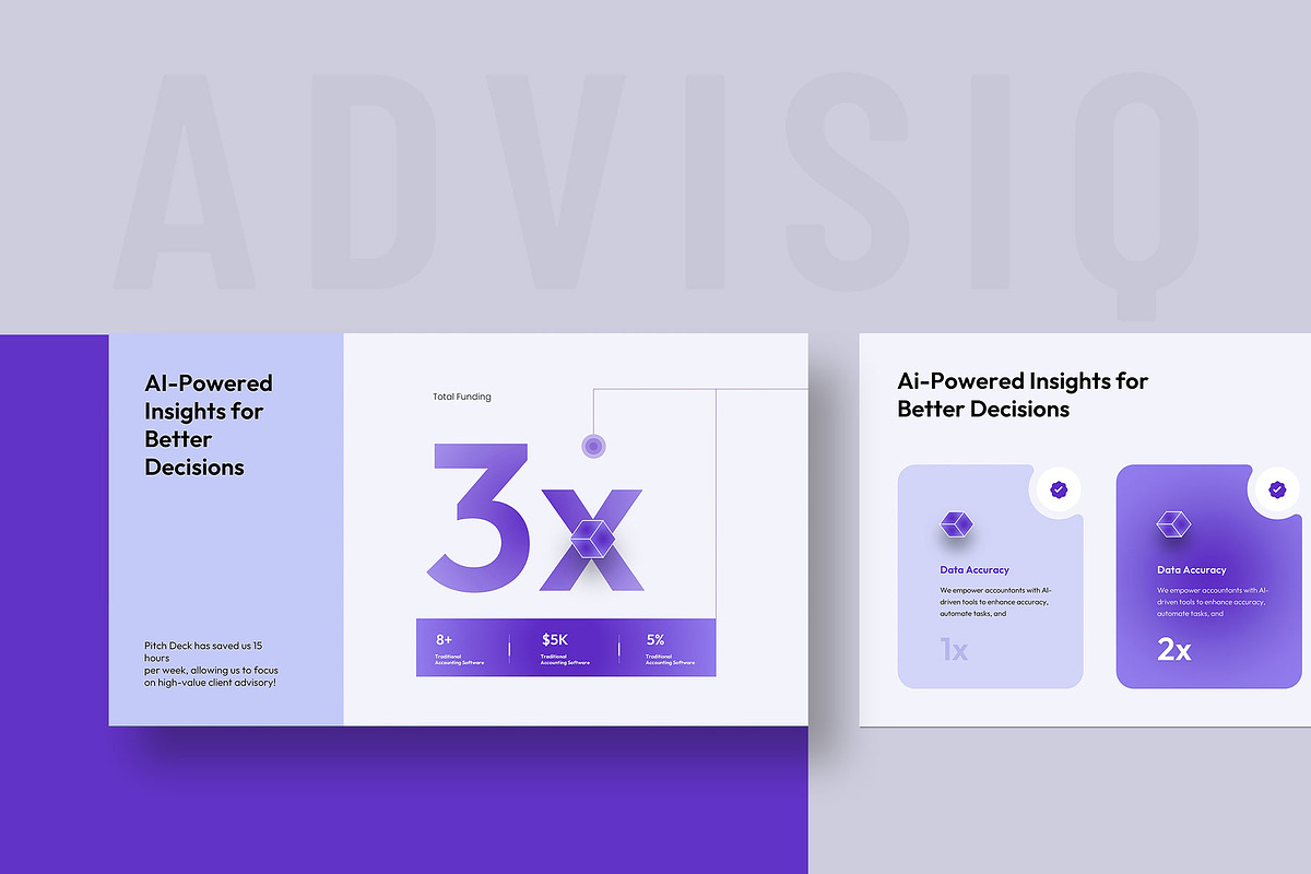Accounting Advisory Pitch deck, a Presentation Template by KreateTribe (Photo 2 of 11)