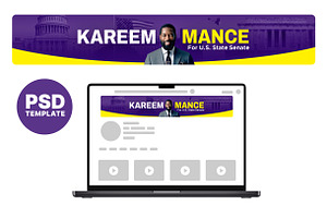 Professional Business YouTube banner, a Social Media Template by Vaughn Studios