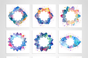 Watercolor frames. Indian theme., a Decorative Illustration by Marina Demidova (Thumbnail 2 of 2)