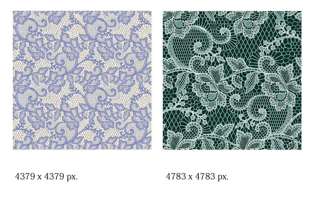Lace borders and  seamless patterns., a Pattern Graphic by Ajuga (Photo 3 of 4)