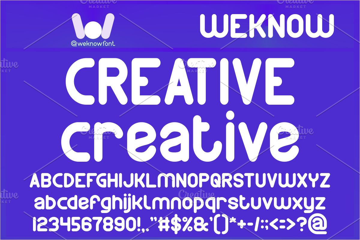 Logical Reasoning font, a Sans Serif Font by weknow (Photo 2 of 8)