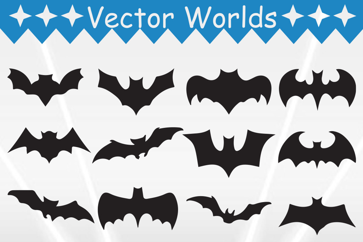 Halloween Bats Svg, Bat, Bats Svg, an Object Graphic by VectorWorlds (Photo 2 of 3)
