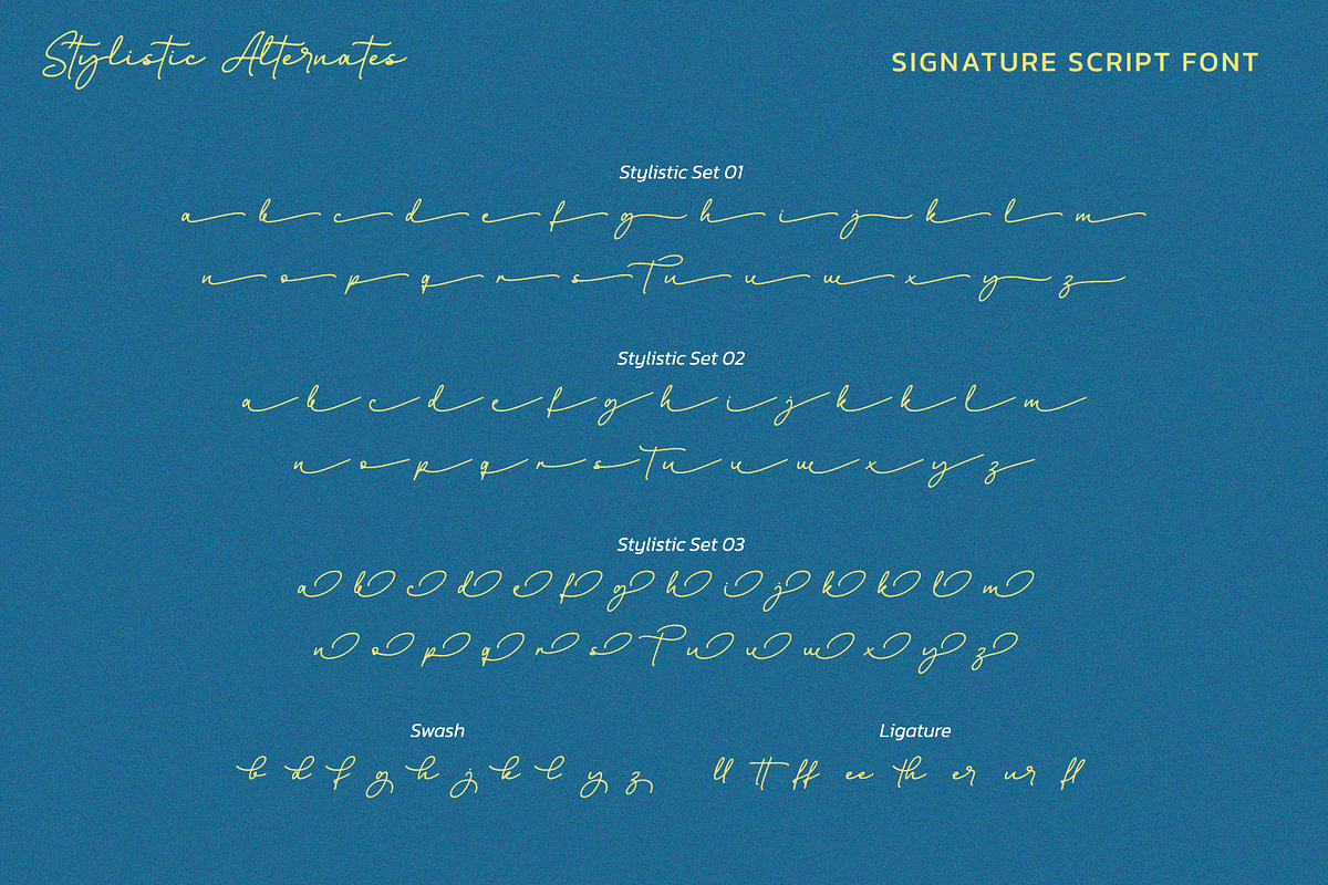 Billstone Signature, a Script Font by din-studio.com (Photo 10 of 10)