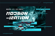 Cybergrose - Cyberpunk Display Font, a Sans Serif Font by Annora Studio (Thumbnail 13 of 17)