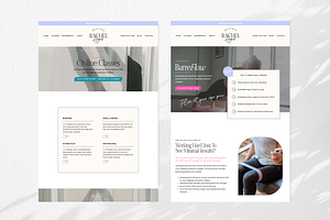 Fitness Studio Website Template