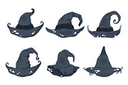 Witches Halloween hats, a Seasonal Illustration by Torontotokio (Thumbnail 4 of 5)
