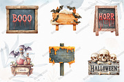 Halloween Wooden Board Sublimation, a Graphic by designcity5 (Thumbnail 3 of 5)